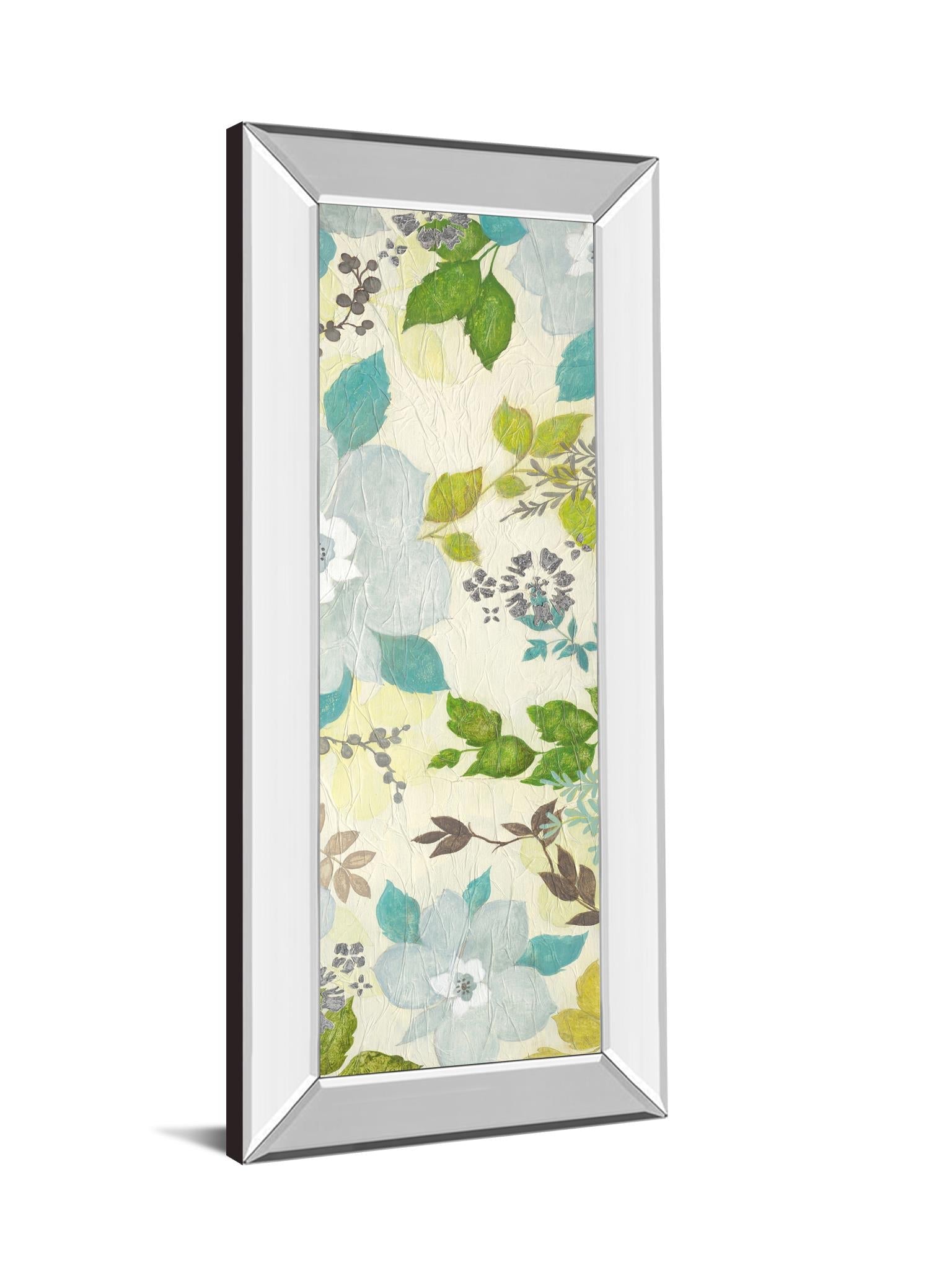 Mirrored Frame Fragrant Garden Ii By Tava Studios 18X42 Mirror Frame Print