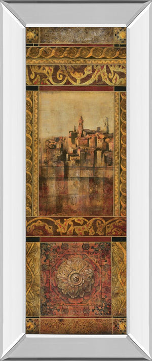 Mirrored Frame New Enchantment I By Douglas 18X42 Mirror Frame Print