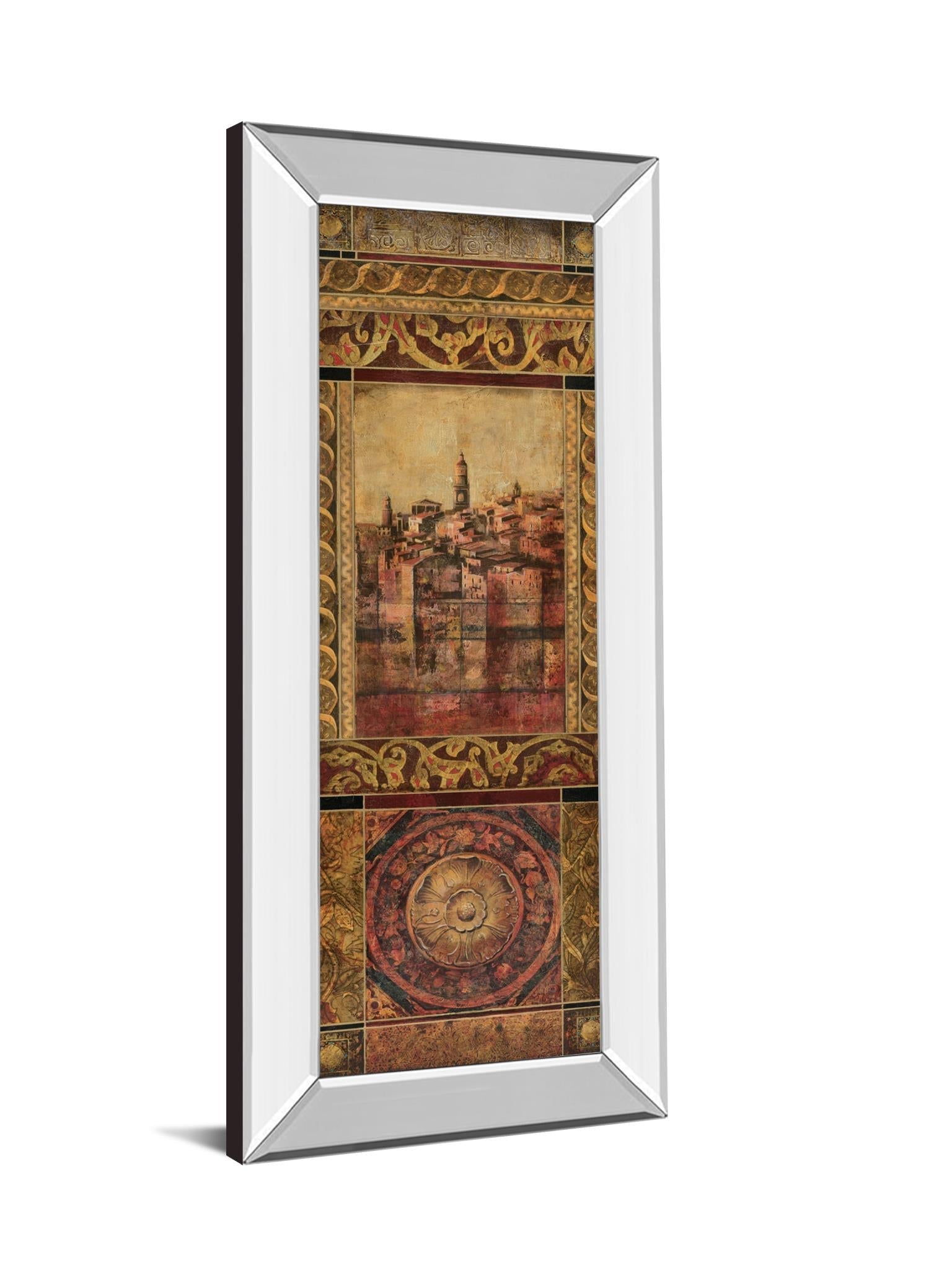 Mirrored Frame New Enchantment Ii By Douglas 18X42 Mirror Frame Print