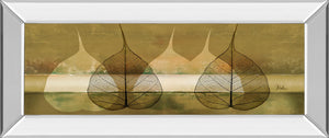 Mirrored Frame Less Is More Iii By Patricia Pinto 18X42 Mirror Frame Print