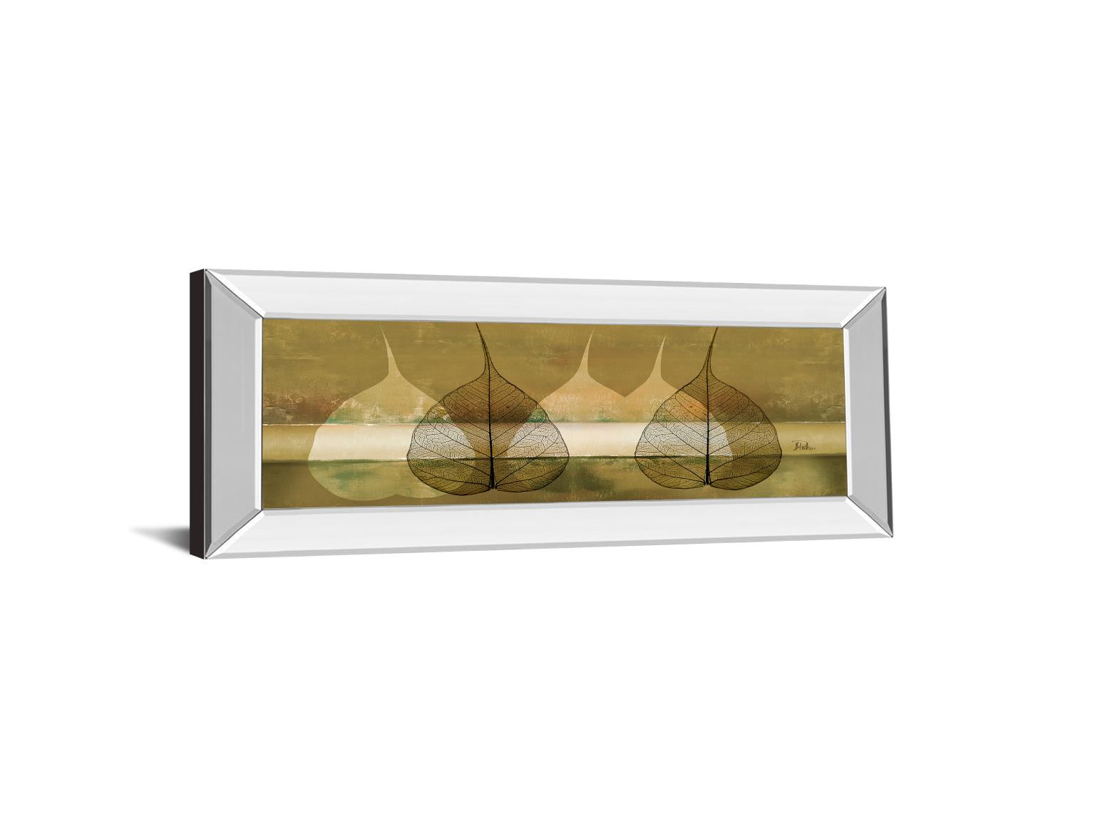 Mirrored Frame Less Is More Iii By Patricia Pinto 18X42 Mirror Frame Print