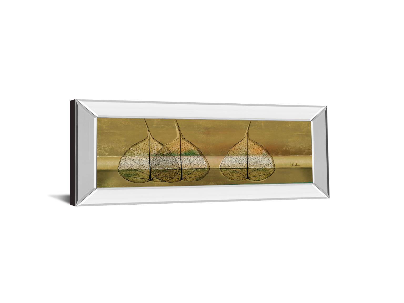 Mirrored Frame Less Is More Iv By Patricia Pinto 18X42 Mirror Frame Print