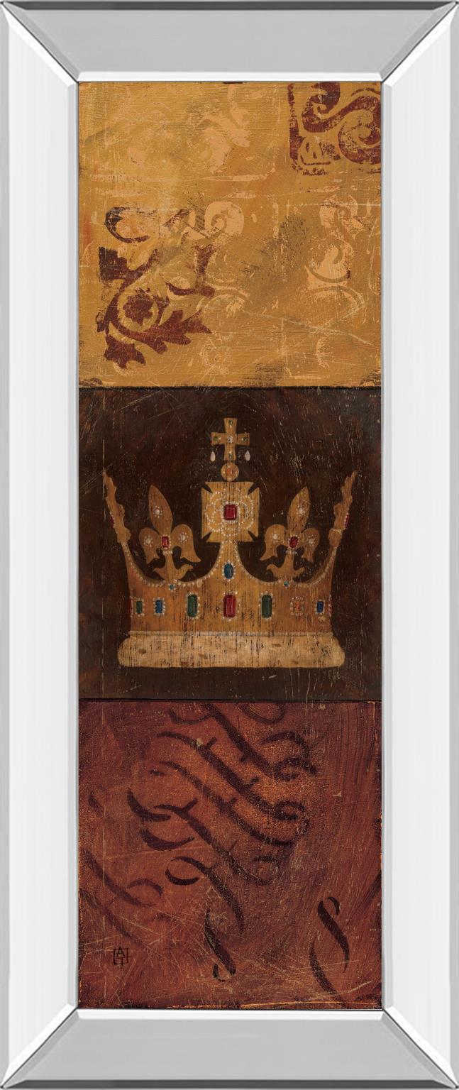 Mirrored Frame Pegal Panel I By Avery Tillmon 18X42 Mirror Frame Print