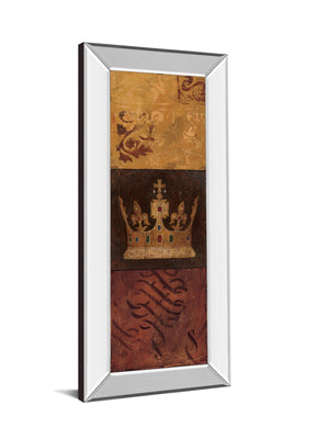 Mirrored Frame Pegal Panel I By Avery Tillmon 18X42 Mirror Frame Print