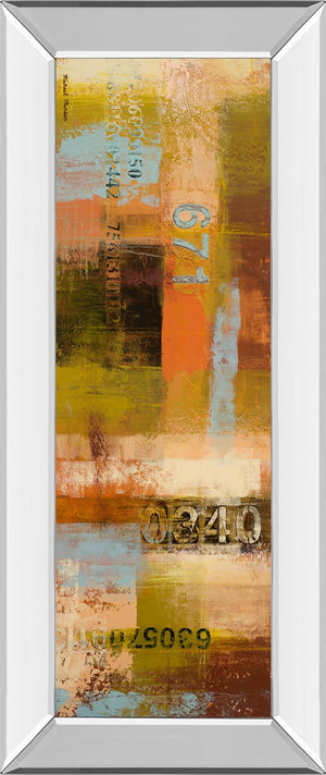 Mirrored Frame Departures Ii By Michael Marcon 18X42 Mirror Frame Print