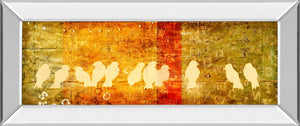 Mirrored Frame Reunion By Patricia Pinto 18X42 Mirror Frame Print