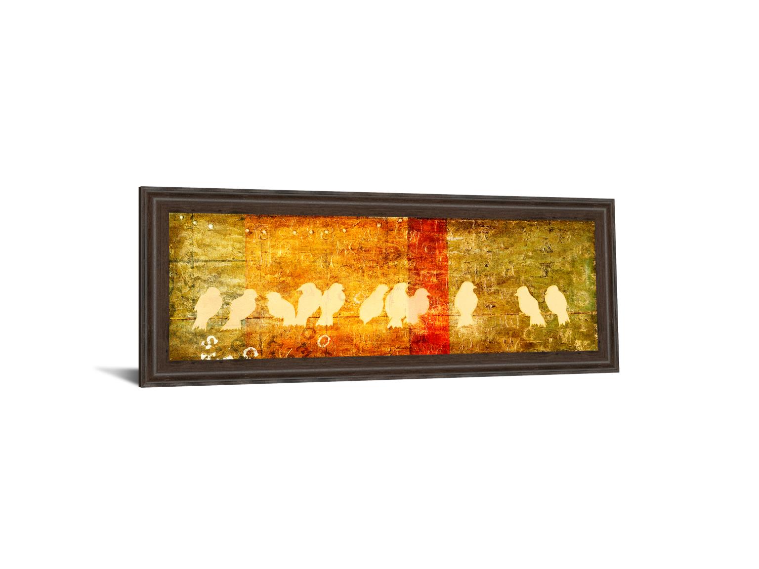 Reunion By Patricia Pinto 18X42 Framed Print