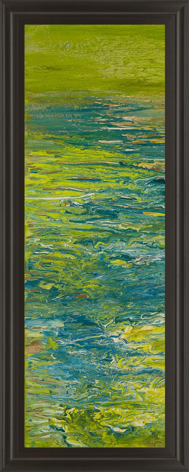 The Lake Ii By Roberto Gonzalez 18X42 Framed Print
