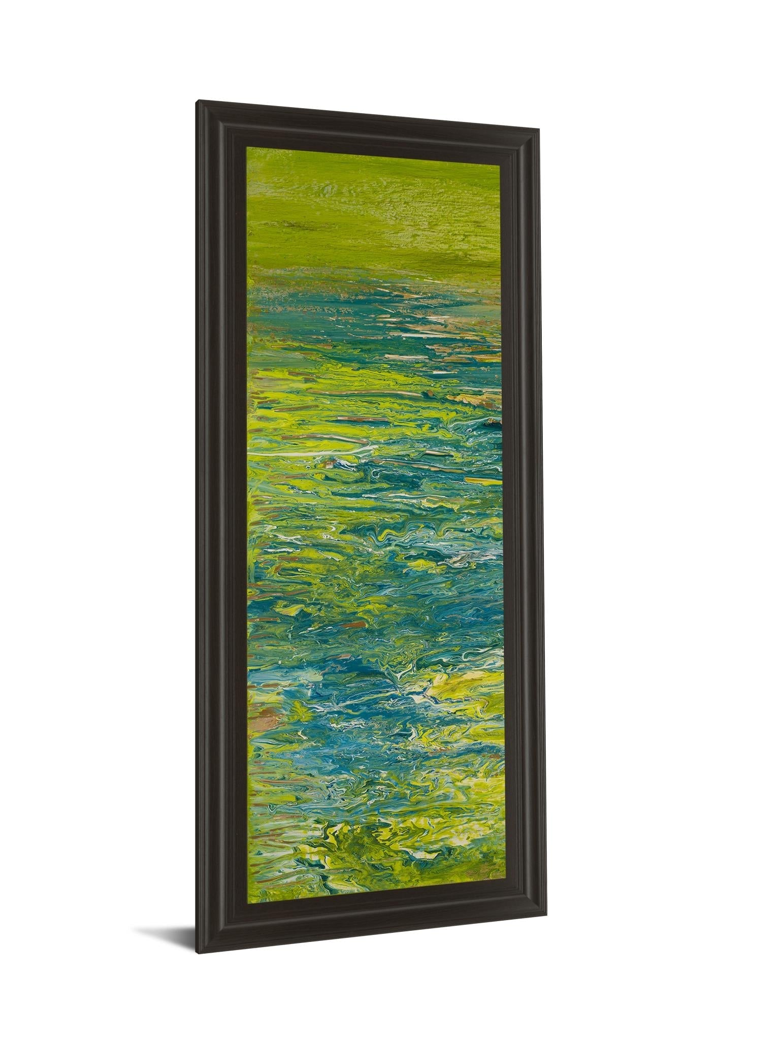 The Lake Ii By Roberto Gonzalez 18X42 Framed Print