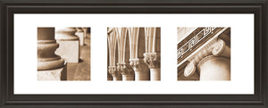Architectual Triptych I By Tony Koukos 18X42 Framed Print