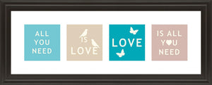 Words Of Kindness Ii By The Vintage Collection 18X42 Framed Print