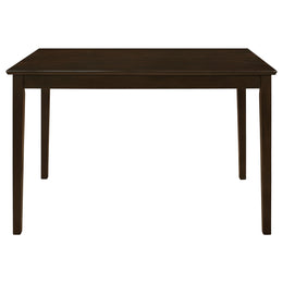 Guillen Rectangular Dining Table Set Cappuccino