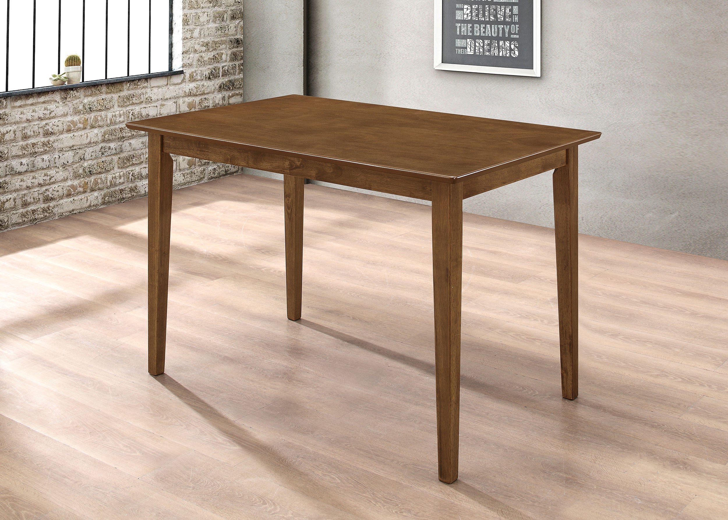 Robbie 47-inch Counter Height Dining Set Walnut