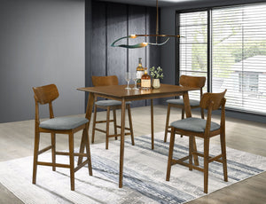 Robbie 47-inch Counter Height Dining Set Walnut