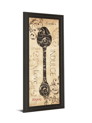 Indulge By Dee Dee 18X42 Framed Print