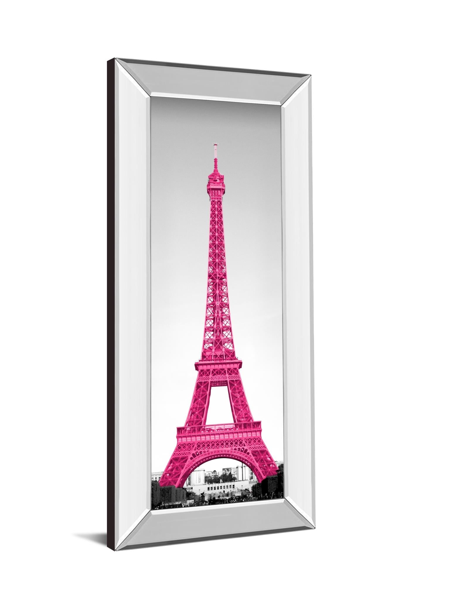 Mirrored Frame Pretty In Paris By Emily Navas 18X42 Mirror Frame Print