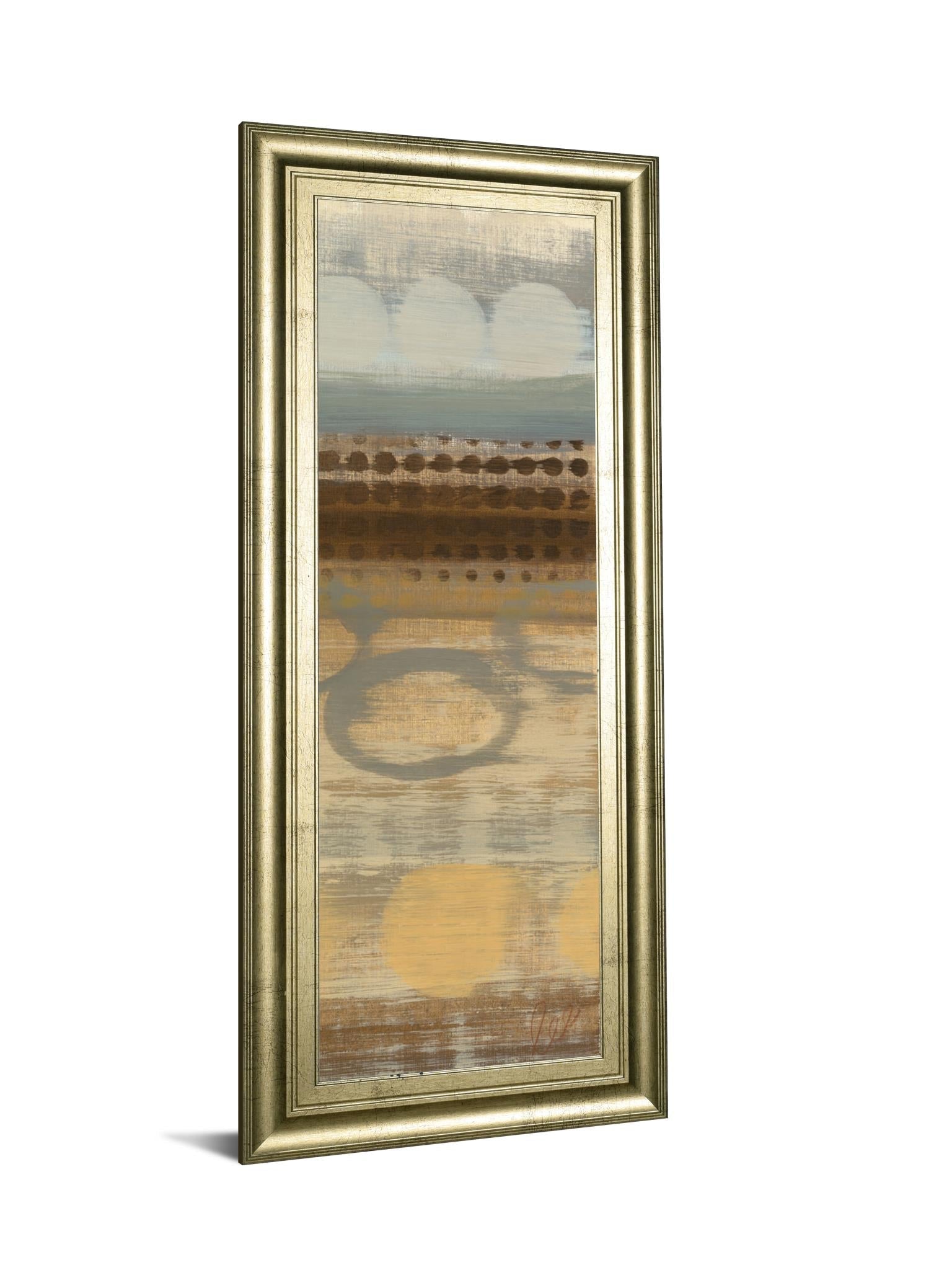 Movement Panel Ii By Jeni Lee 18X42 Framed Print