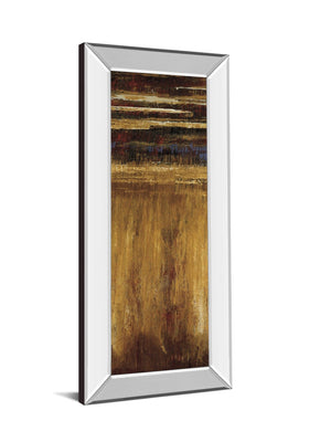 Mirrored Frame Eruption Pompe Ii By Jardine 18X42 Mirror Frame Print