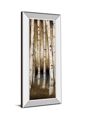 Mirrored Frame Birch Landing I By St Germain ***Monl*** 18X42 Mirror Frame Print