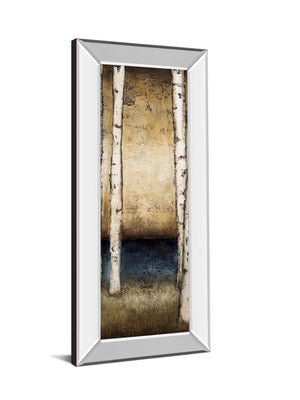 Mirrored Frame Birch Landing Ii By St Germain ***Monl*** 18X42 Mirror Frame Print