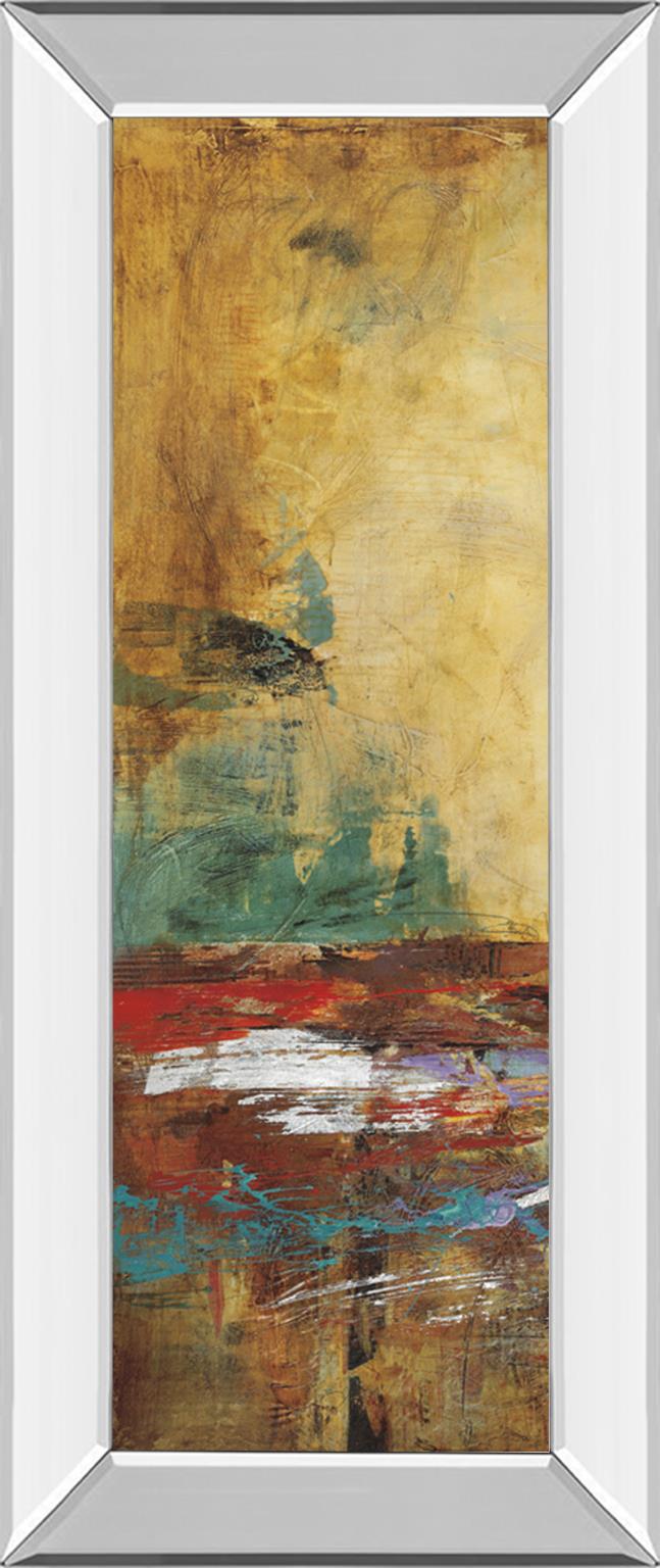 Mirrored Frame Villarreal Santos I By Abulia 18X42 Mirror Frame Print