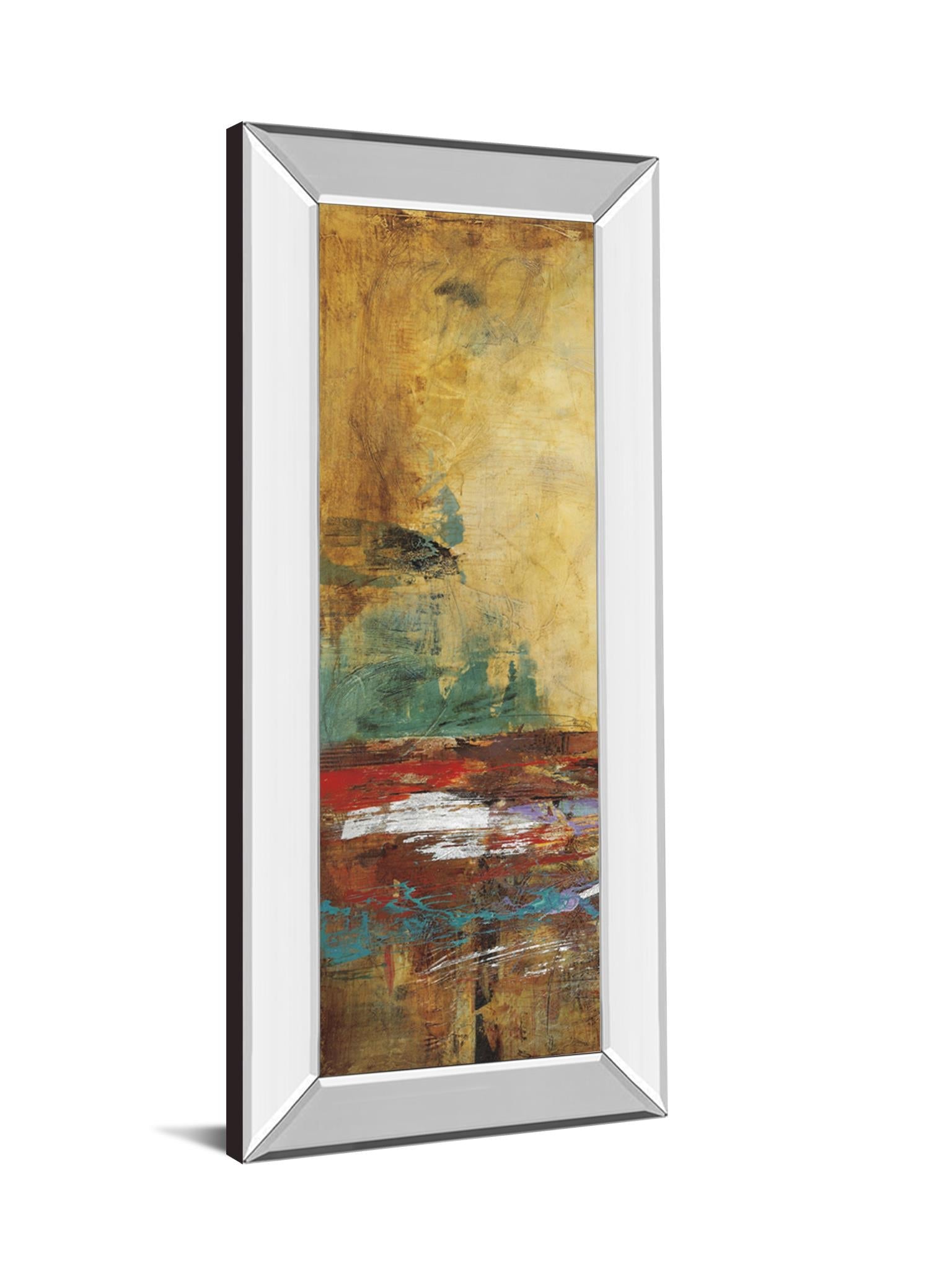 Mirrored Frame Villarreal Santos I By Abulia 18X42 Mirror Frame Print