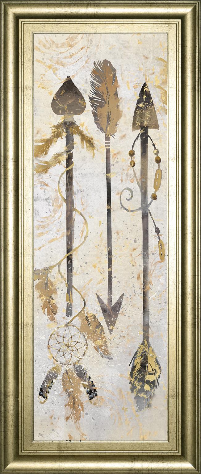 Tribal Arrows By Nan 18X42 Framed Print