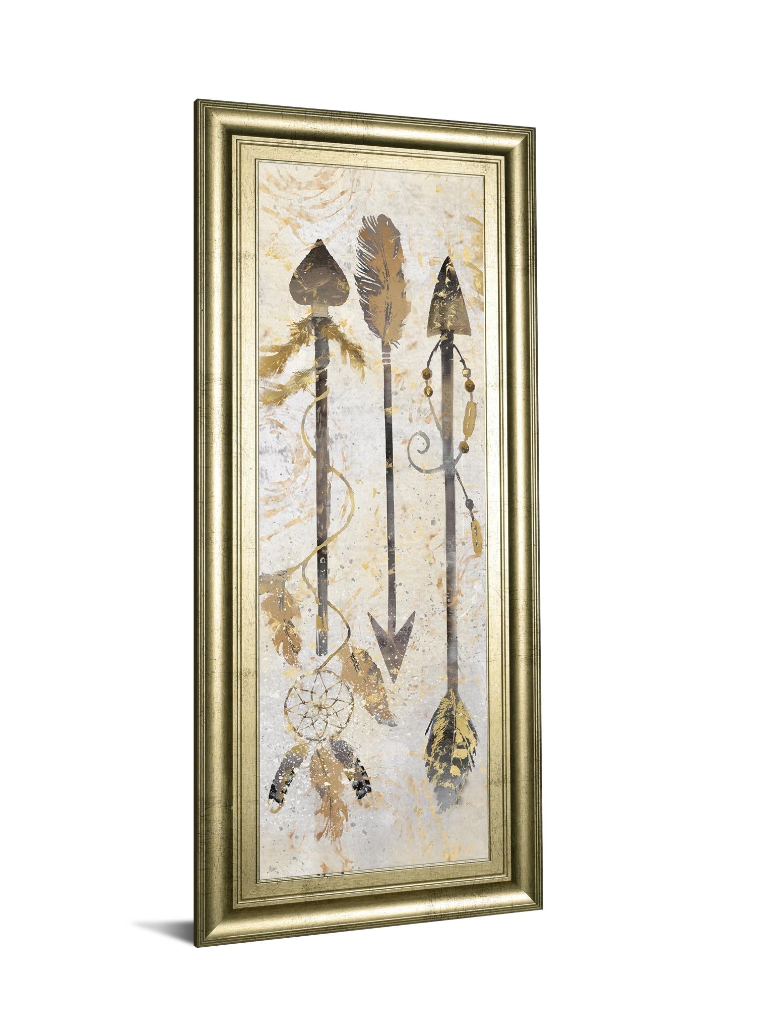 Tribal Arrows By Nan 18X42 Framed Print