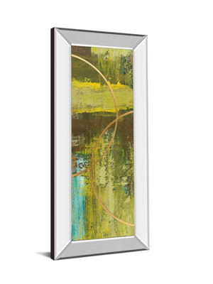 Mirrored Frame Aller Chartreuse By Patrick St. Germain 18X42 Mirror Frame Print
