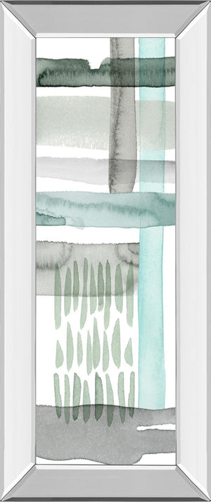 Mirrored Frame Cross Stitch Panel Ii By Grace Popp 18X42 Mirror Frame Print