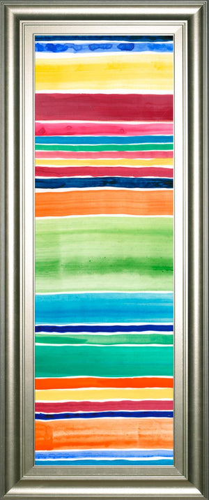 Cabana Panel I By Regina Moore 18X42 Framed Print