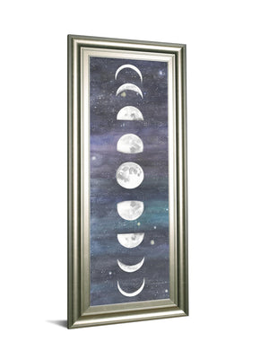 Moon Chart I By Naomi Mccavitt 18X42 Framed Print