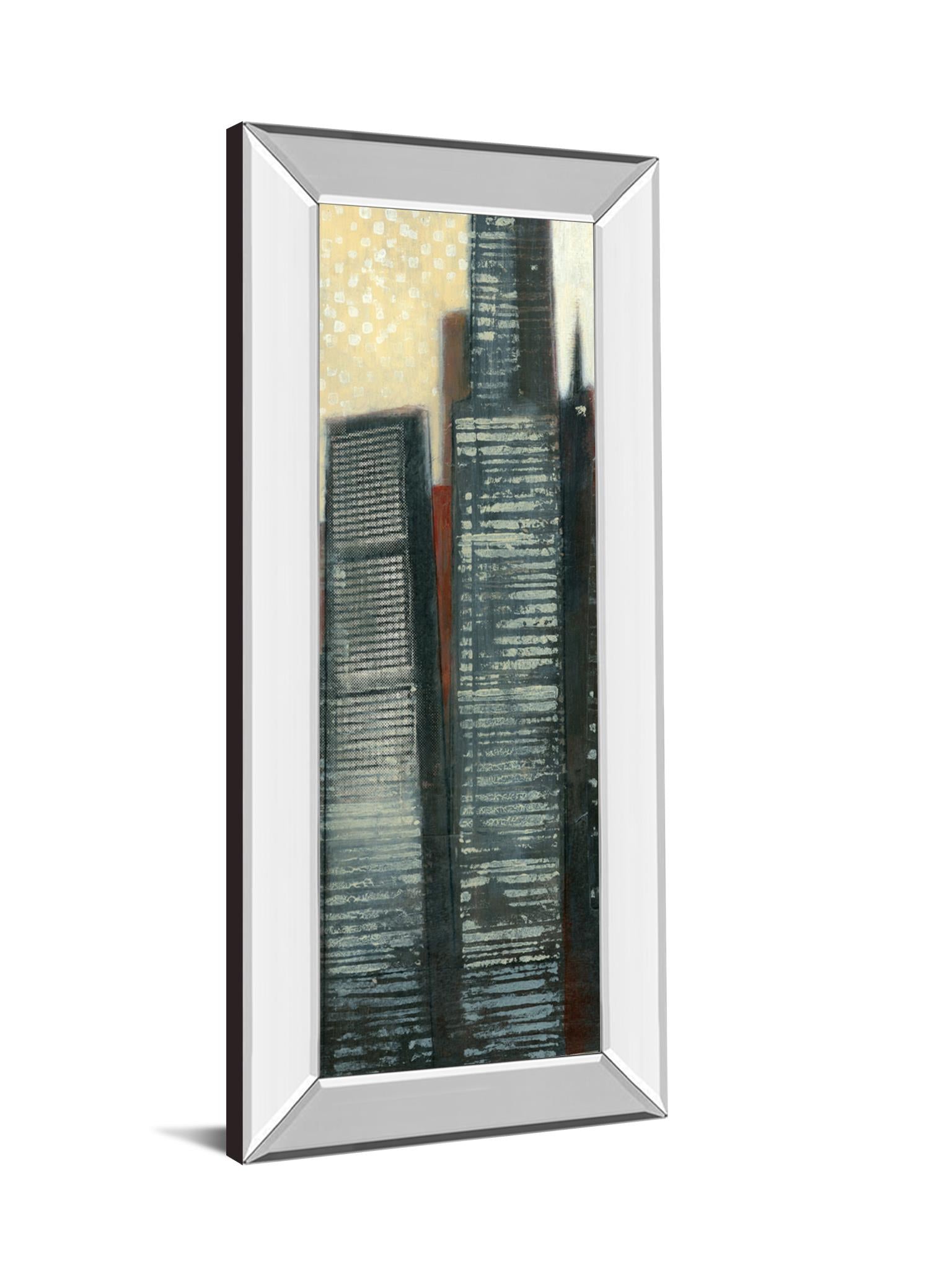 Mirrored Frame Urban Landscape Iv By Norman Wyatt 18X42 Mirror Frame Print