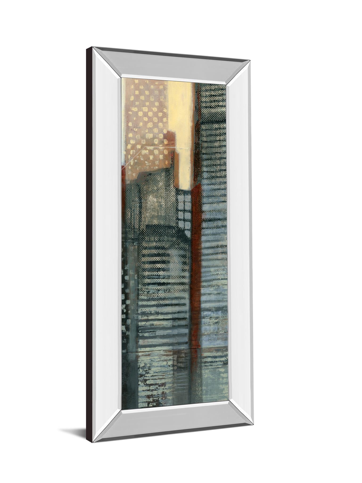 Mirrored Frame Urban Landscape V By Norman Wyatt 18X42 Mirror Frame Print
