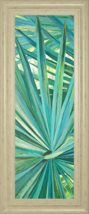 Fan Palm I By Suzanne Wilkins 18X42 Framed Print