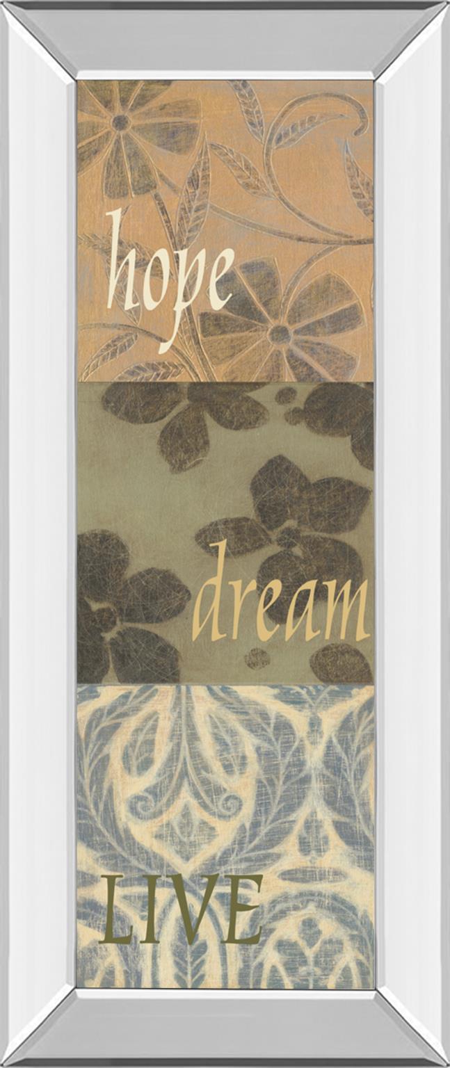 Mirrored Frame Uplift I By Vision Studio 18X42 Mirror Frame Print