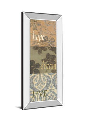 Mirrored Frame Uplift I By Vision Studio 18X42 Mirror Frame Print