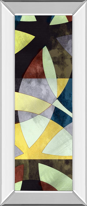 Mirrored Frame Elliptic Path I By James Burghardt 18X42 Mirror Frame Print
