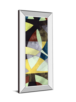 Mirrored Frame Elliptic Path I By James Burghardt 18X42 Mirror Frame Print