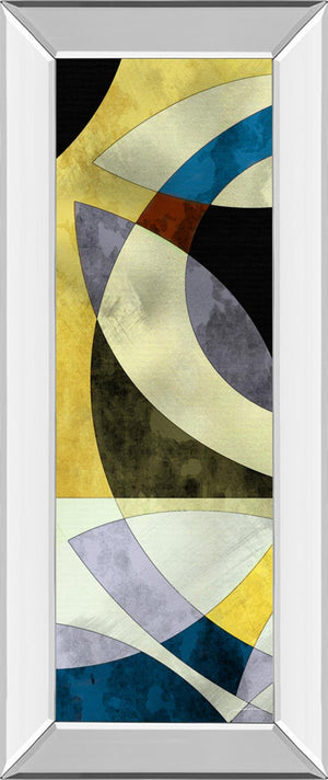 Mirrored Frame Elliptic Path Iii By James Burghardt 18X42 Mirror Frame Print