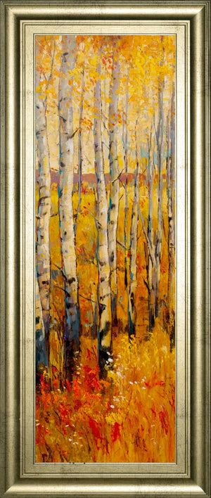 Vivid Birch Forest Ii By Tim Otoole 18X42 Framed Print