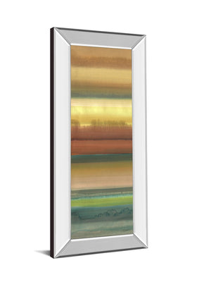 Mirrored Frame Ambient Sky I By John Butler 18X42 Mirror Frame Print