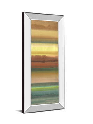 Mirrored Frame Ambient Sky Ii By John Butler 18X42 Mirror Frame Print