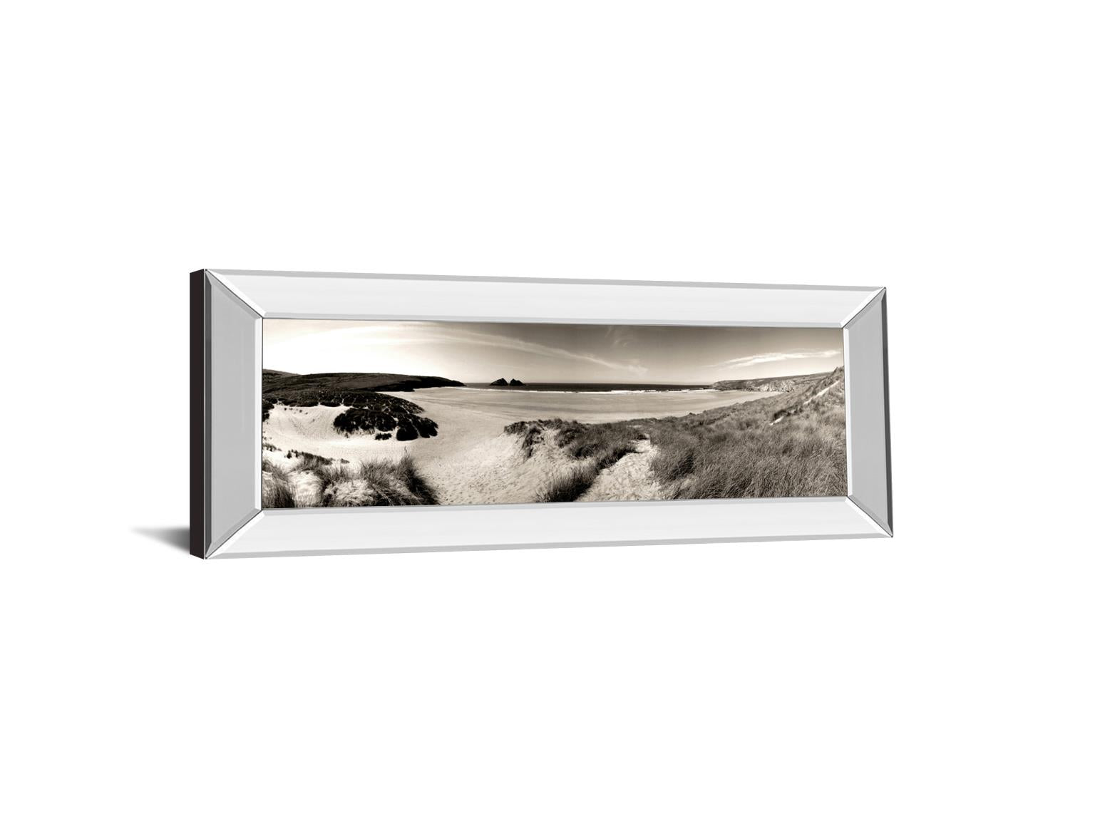 Mirrored Frame The Wind In The Dunes Ii By Noah Bay 18X42 Mirror Frame Print