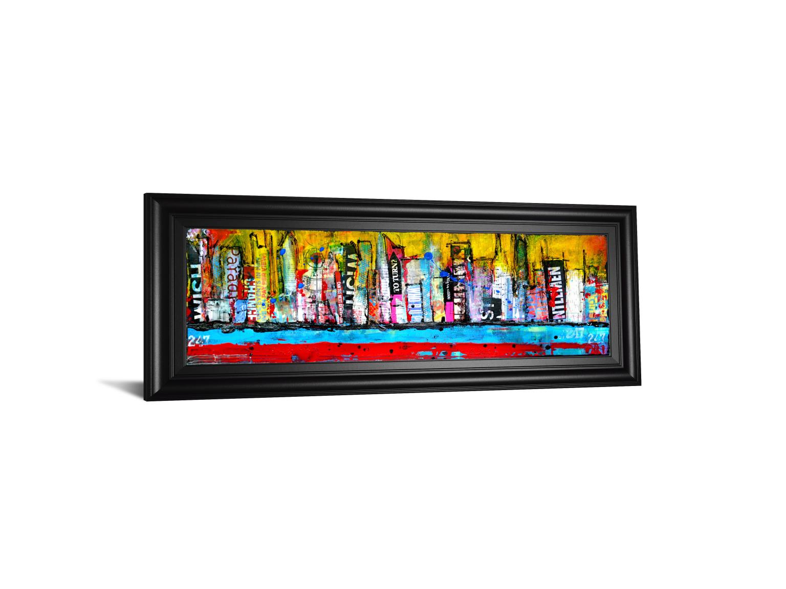 Skyline By Erin Ashley 18X42 Framed Print