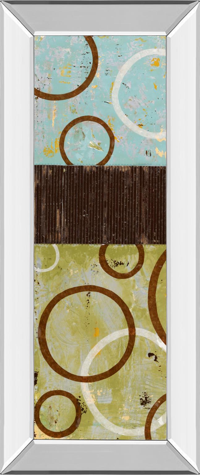 Mirrored Frame Sun Flower I By Natalie Avondet 18X42 Mirror Frame Print