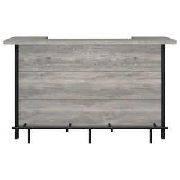Bellemore Freestanding Home Bar Wine Cabinet Rustic Oak