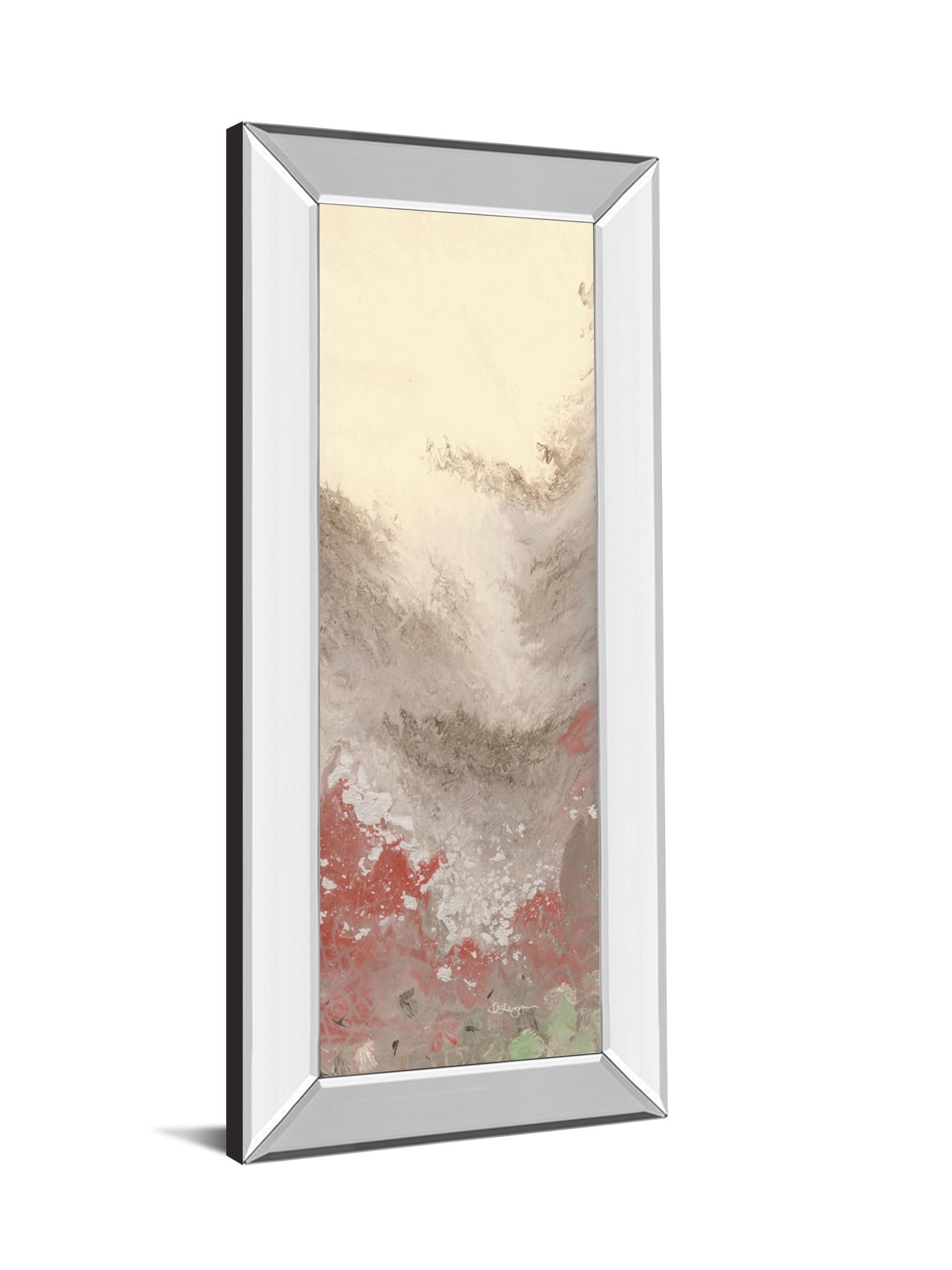 Mirrored Frame Sang Froid Ii By Dlynn Roll 18X42 Mirror Frame Print