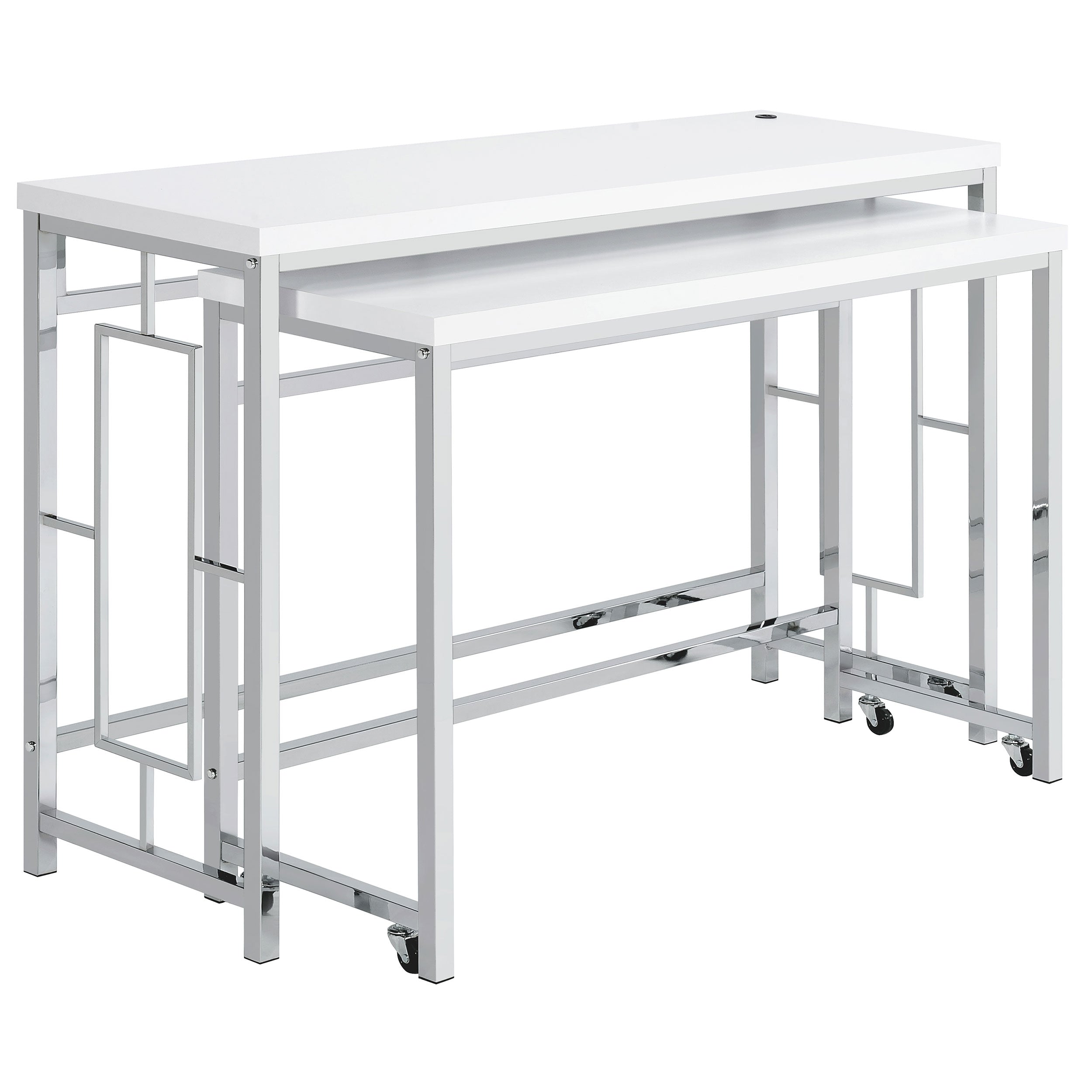 Jackson Multipurpose Counter Height Table Set White