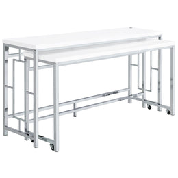 Jackson Multipurpose Counter Height Table Set White